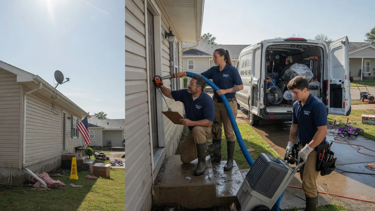 Ceiling Water Damage Restoration in Pineville, MO near me